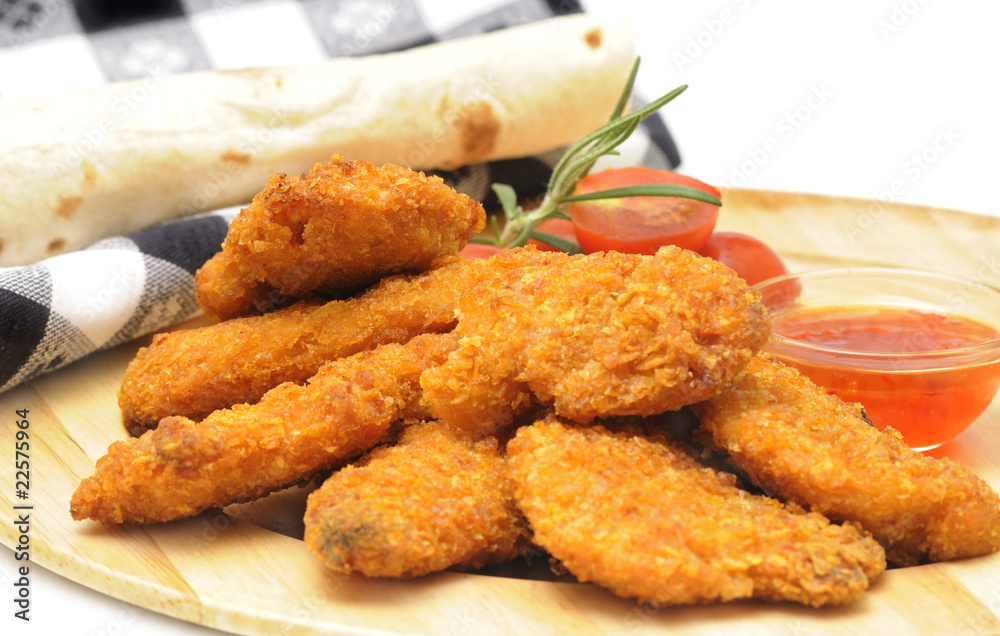 Mexico fried chicken with sweet hot chili Mexico fried chicken with sweet hot chili