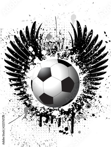 Grunge football background