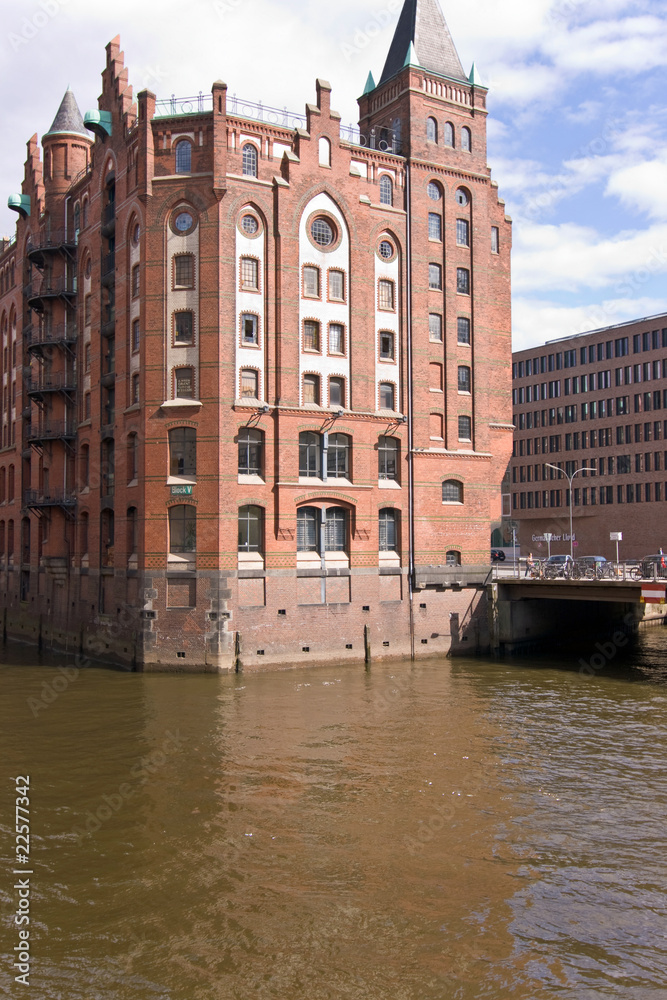 Speicherstadt, Hamburg, Fleet, Lagerhäuser