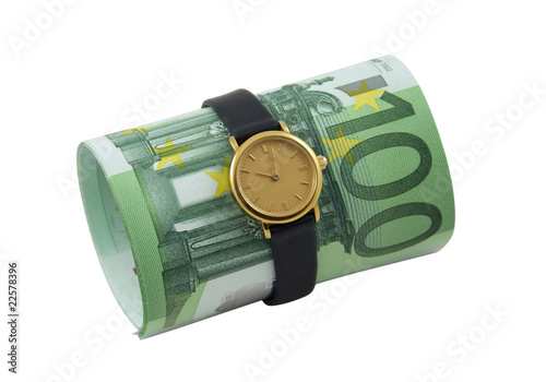 Conceptual photo - time is money