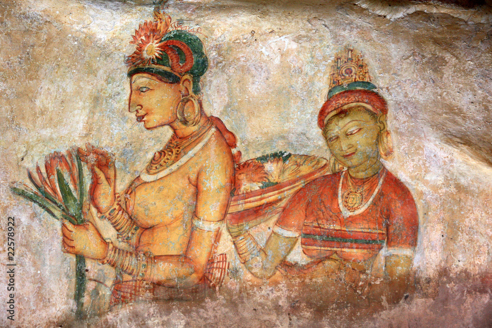 Peinture rupestre de Sigiriya