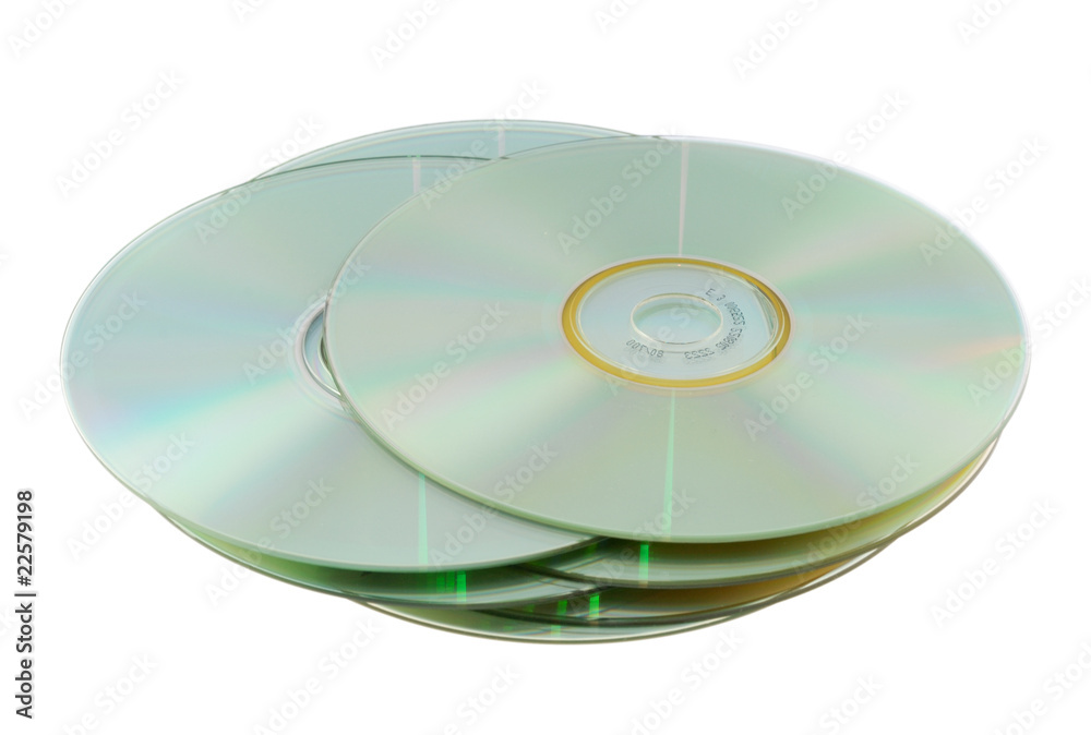 compact disk, optical storage, on white compact disk, optical storage, on white