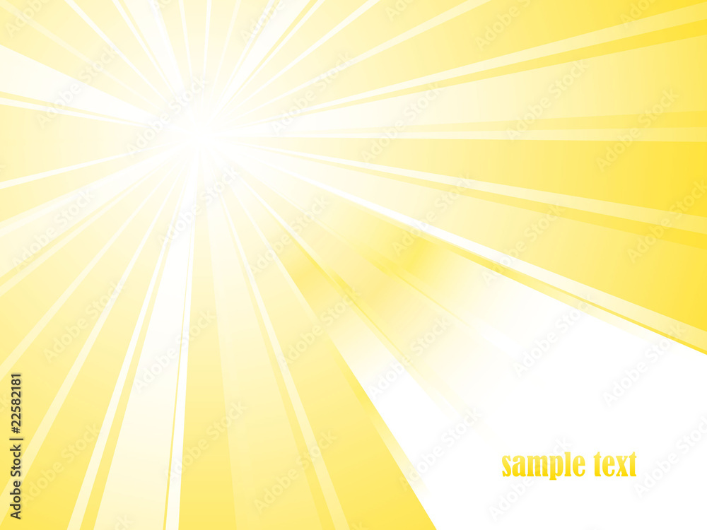 Obraz premium Sunburst vector with place for your text. NEW.