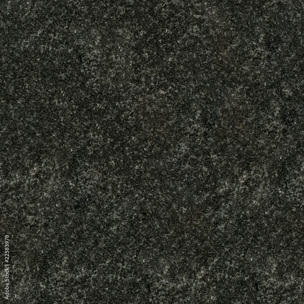 Seamless black granite texture