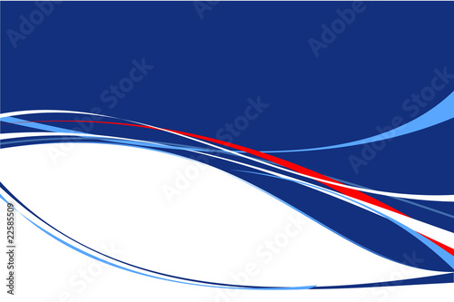 blue lines background with red
