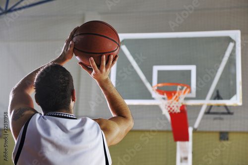 basketball player shooting