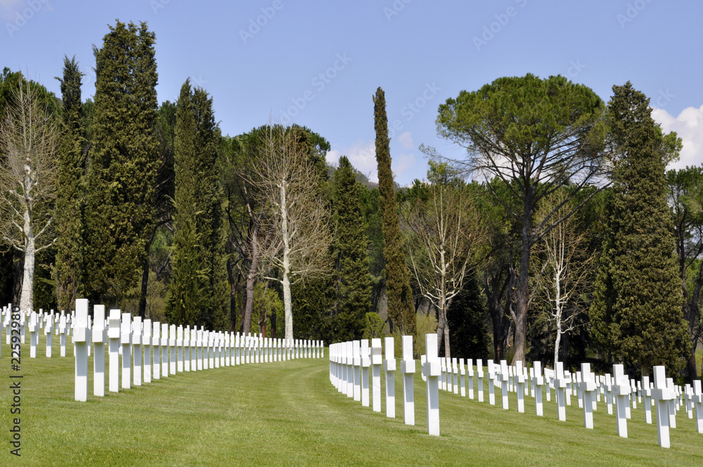 american cemetery in Italy #1
