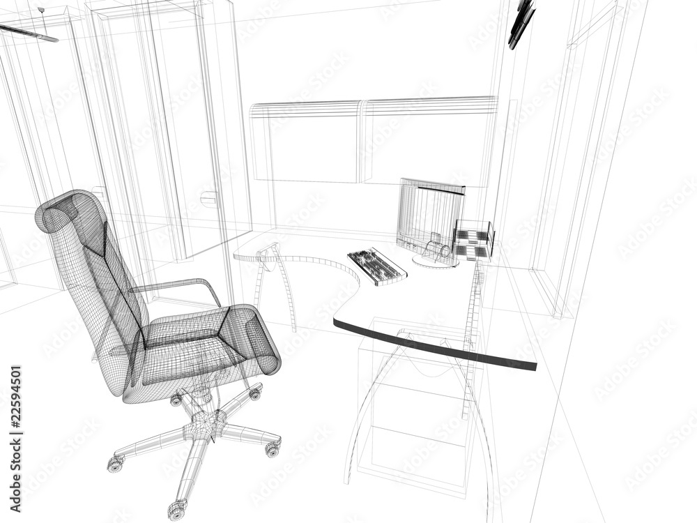 modern interior of office modern interior of office