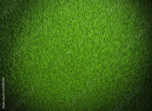 Fußballrasen Vignette 3d