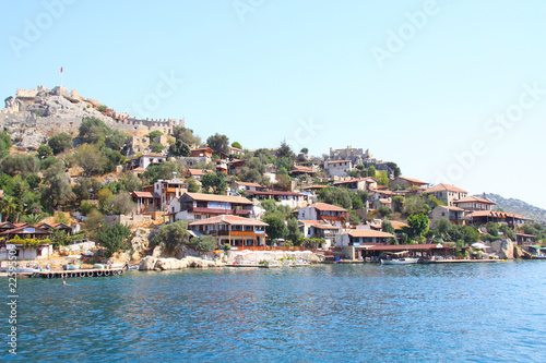 Rock and sea in Turkey