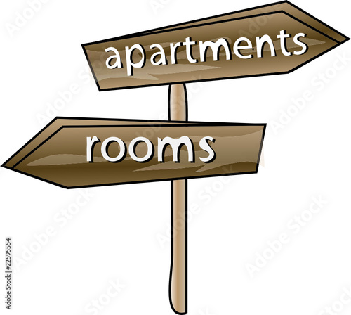 road sign rooms