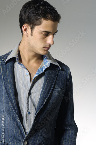 Portrait of a young professional model