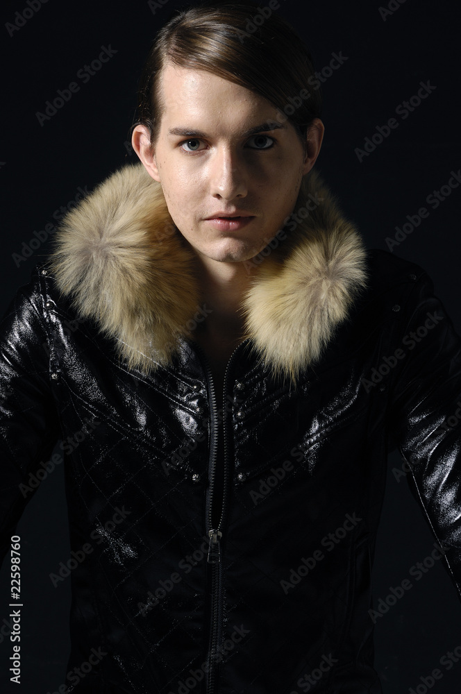 An attractive fashion man shot in studio An attractive fashion man shot in studio