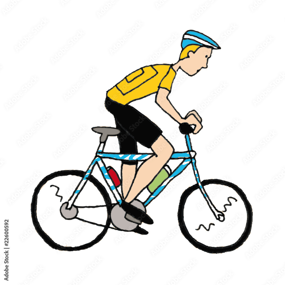 Naklejka premium Maillot Jaune
