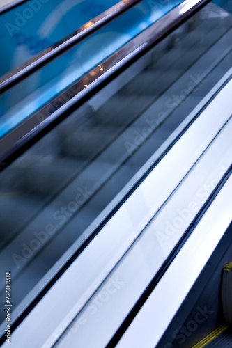 escalator in airport