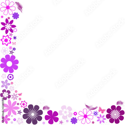 cadre floral