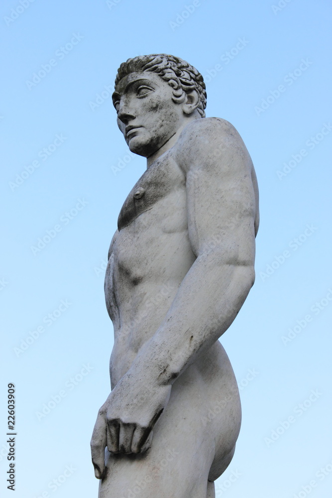 Virile statue