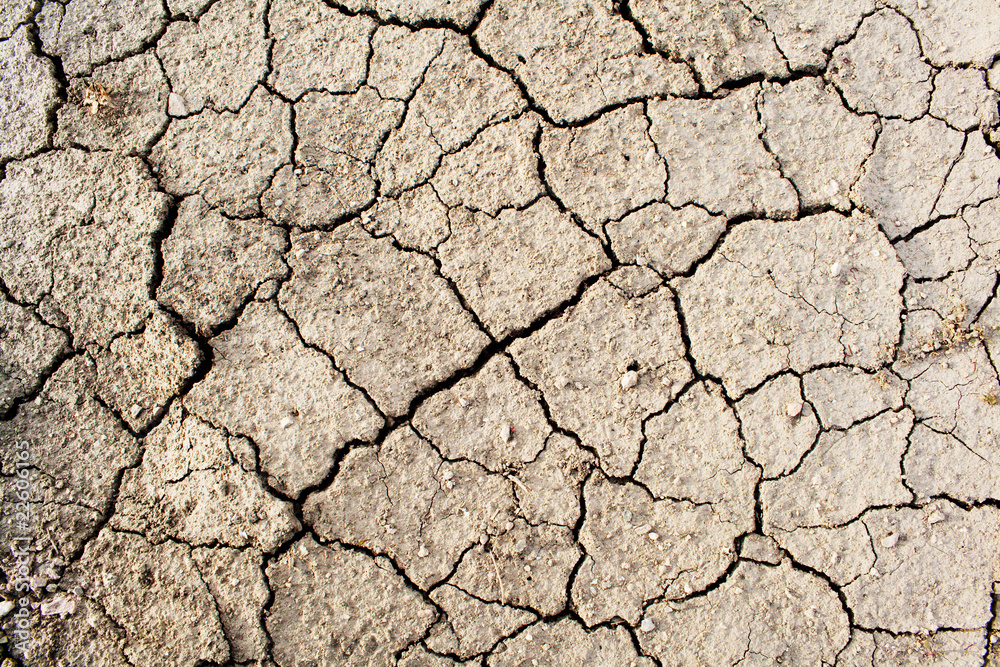 Cracked mud representing drought or implying global warming Cracked mud representing drought or implying global warming