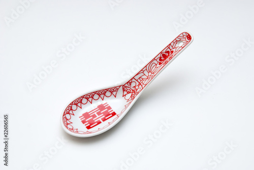 Chinese  weddings spoon photo