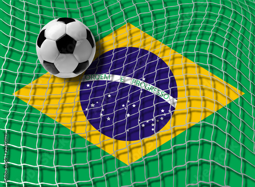Football brasil vector