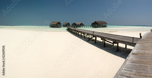 Jetty to the Overwater Villas