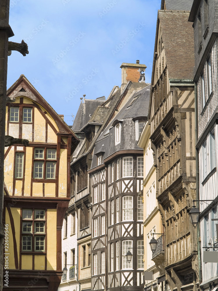 Rouen is a medieval city of Normandy, France.