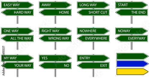 road signs