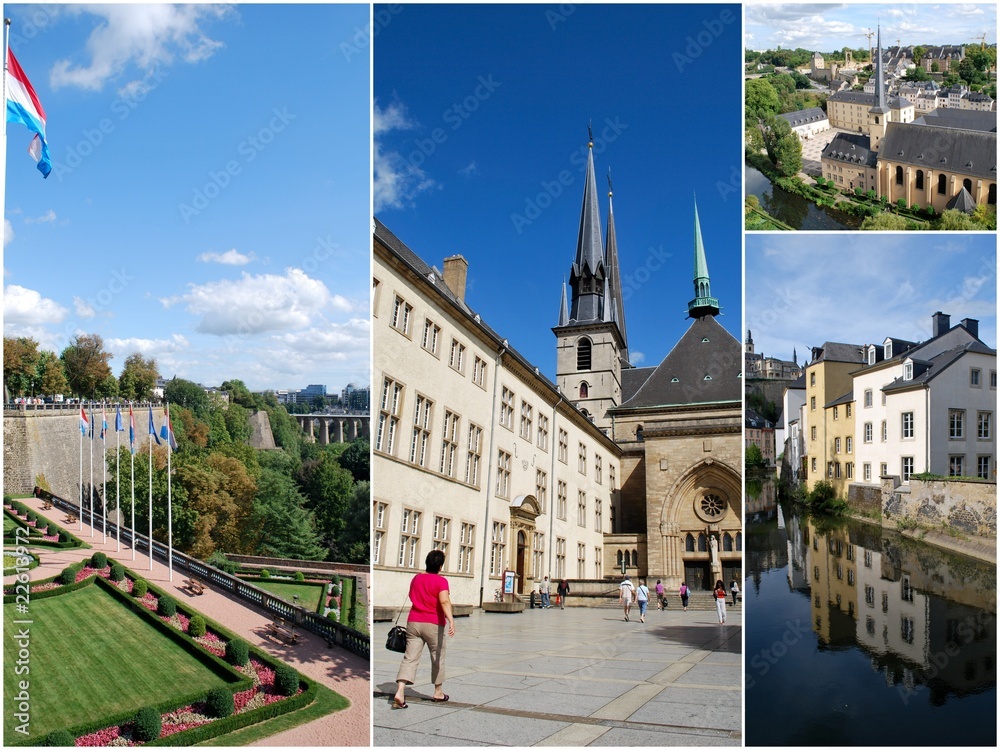 Promenade dans la ville de Luxembourg