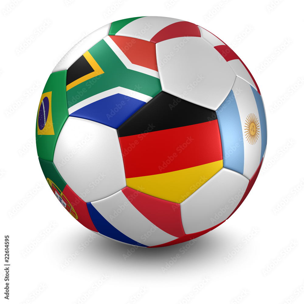 WM 2010 Ball - mit Freistellpfad Stock Illustration | Adobe Stock