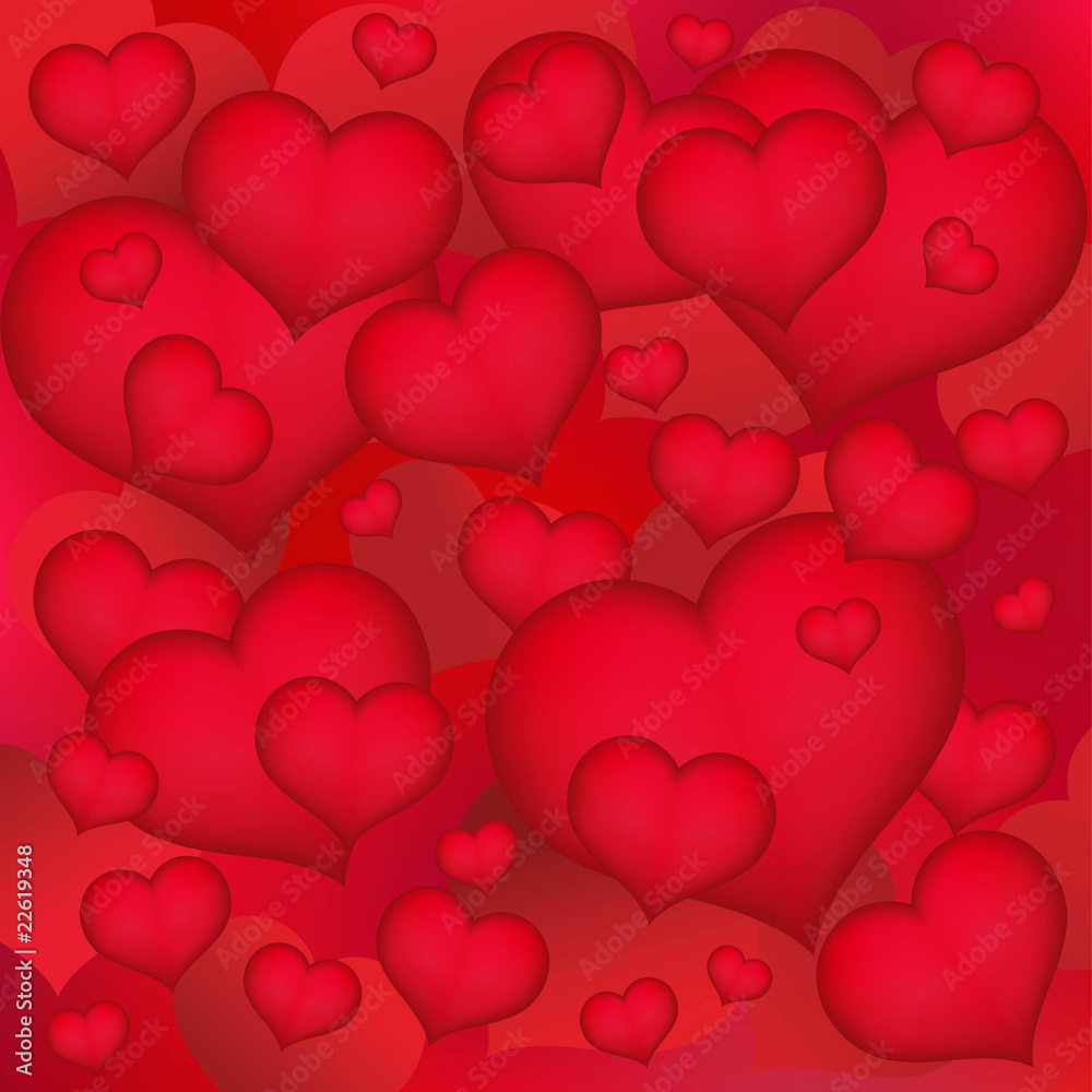 Background Hearts