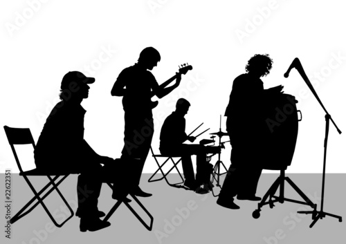 Rock on stage