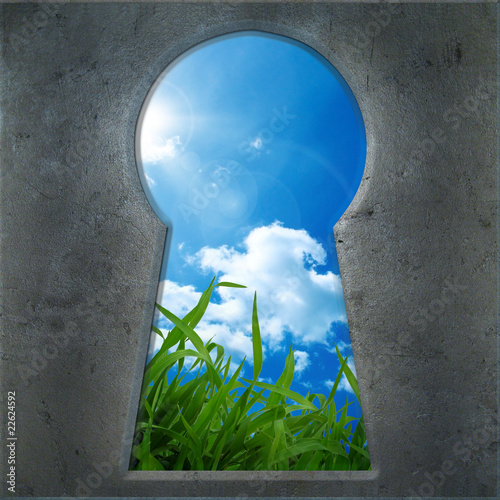 seen through the keyhole