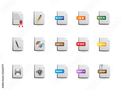 file icons set photo