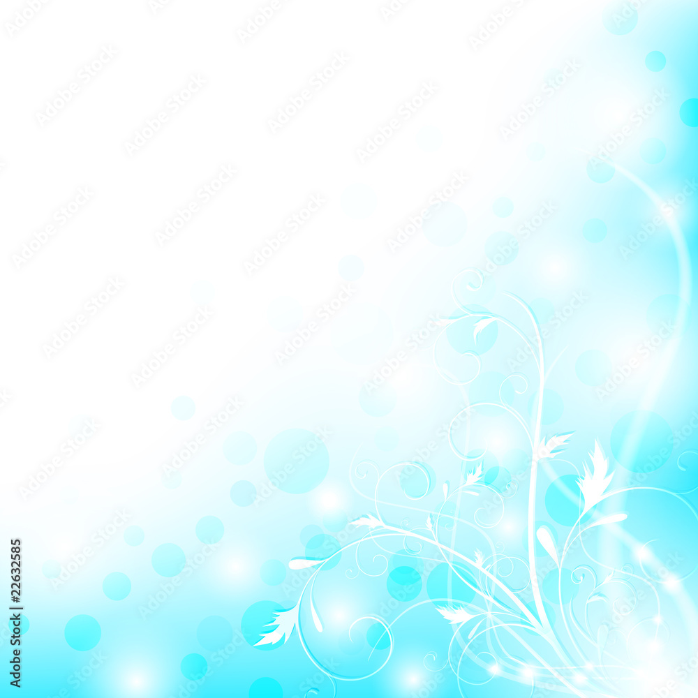 magic floral background