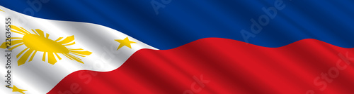 Philippines Flag in the Wind
