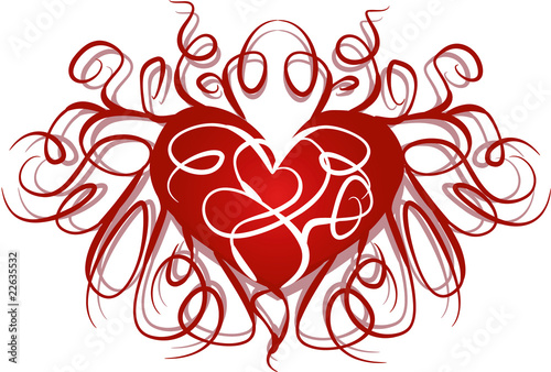 Heart with curves