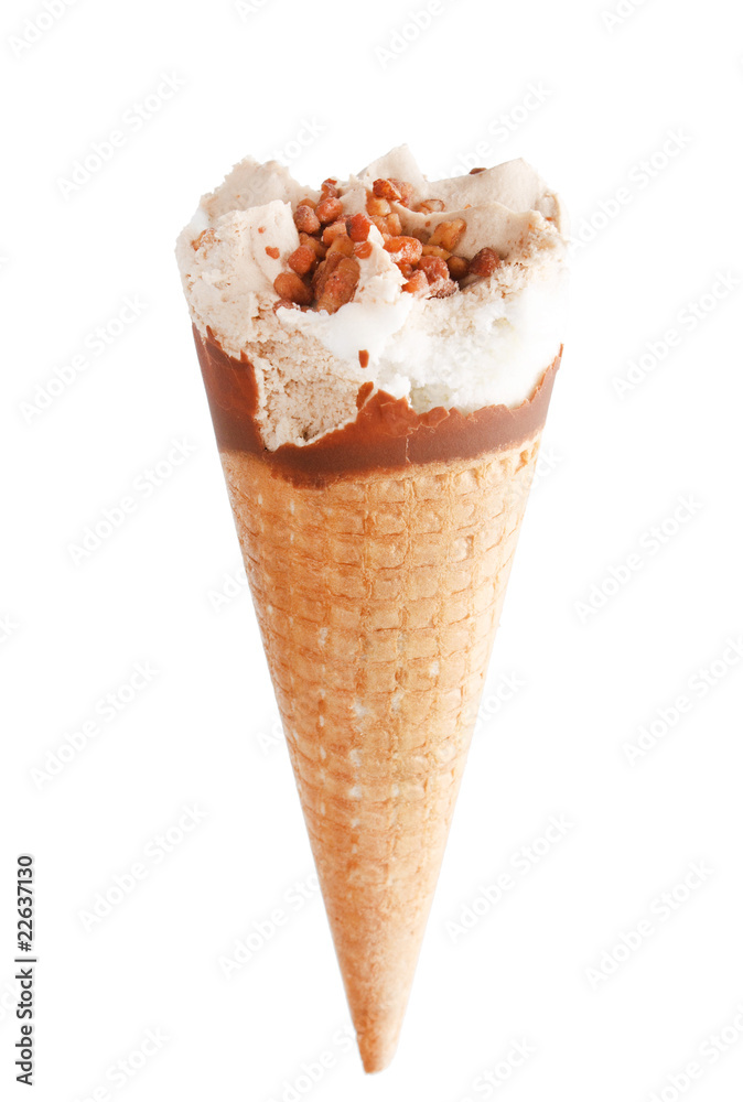 ice cream in the cone ice cream in the cone