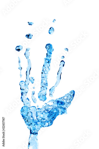 water hand
