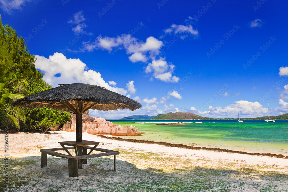 Tropical island Curieuse at Seychelles Tropical island Curieuse at Seychelles