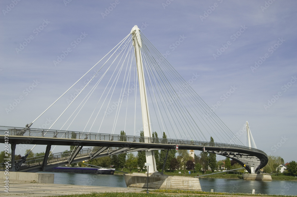 Obraz premium Mimrambrücke, Straßburg