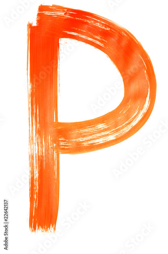 фотографія p letter