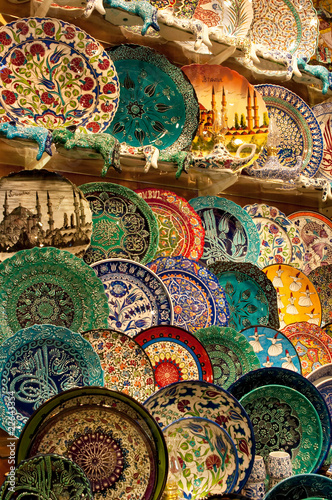 Plates at the Grand Bazaar photo