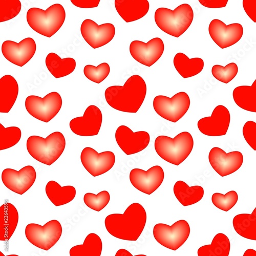 Seamless heart pattern