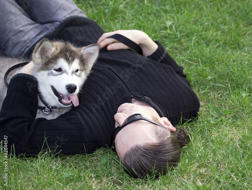 relax con il cane