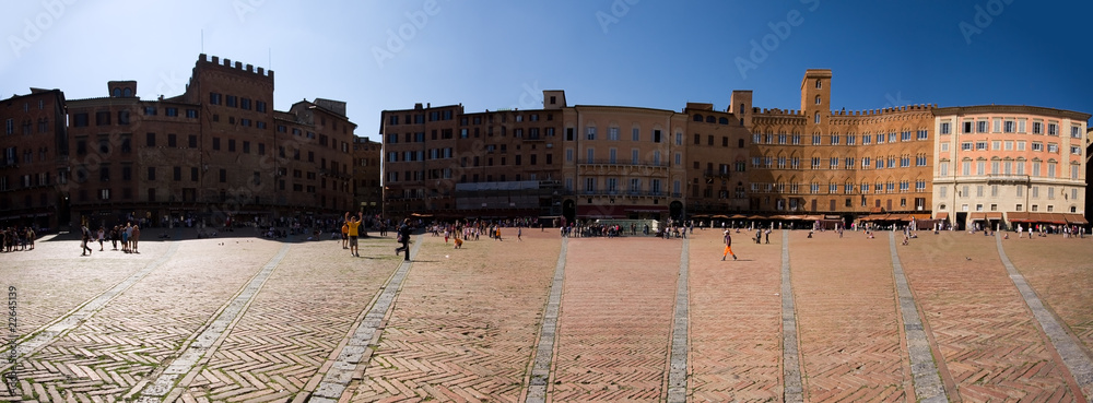 Siena - Panoramica Piazza del Campo