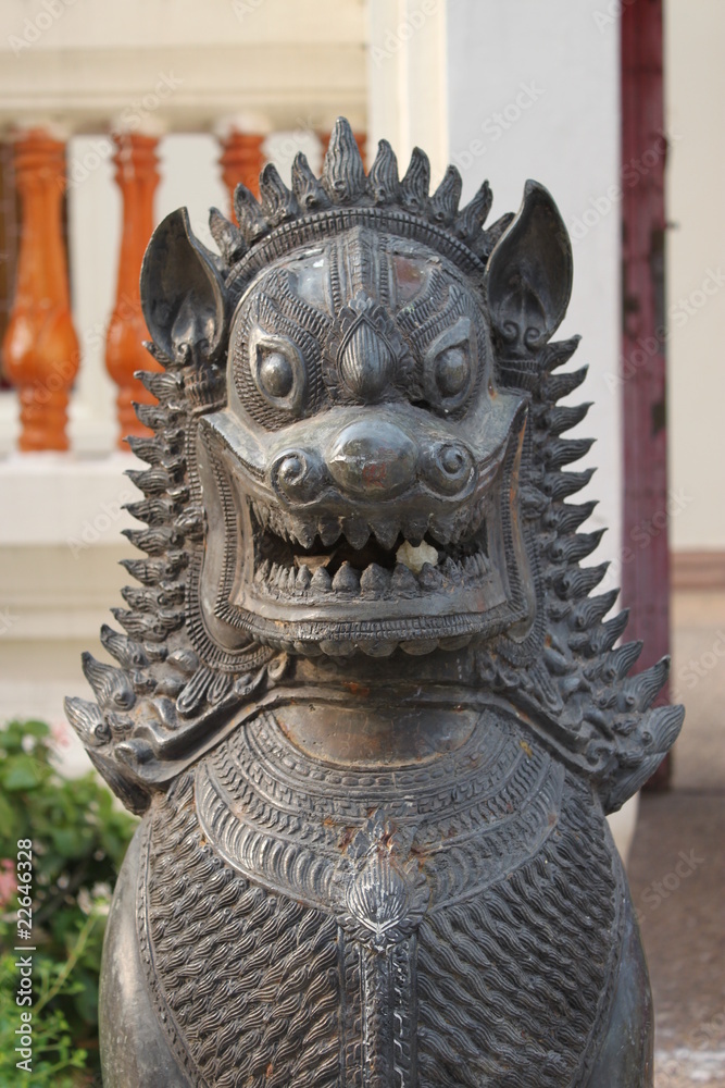 Obraz premium lion statue