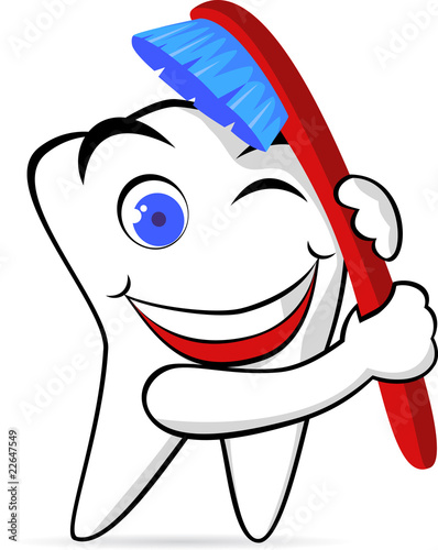 Tooth cartoon