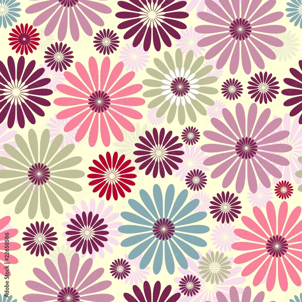 Seamless floral pastel pattern Seamless floral pastel pattern