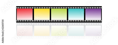 Farbiger Filmstreifen