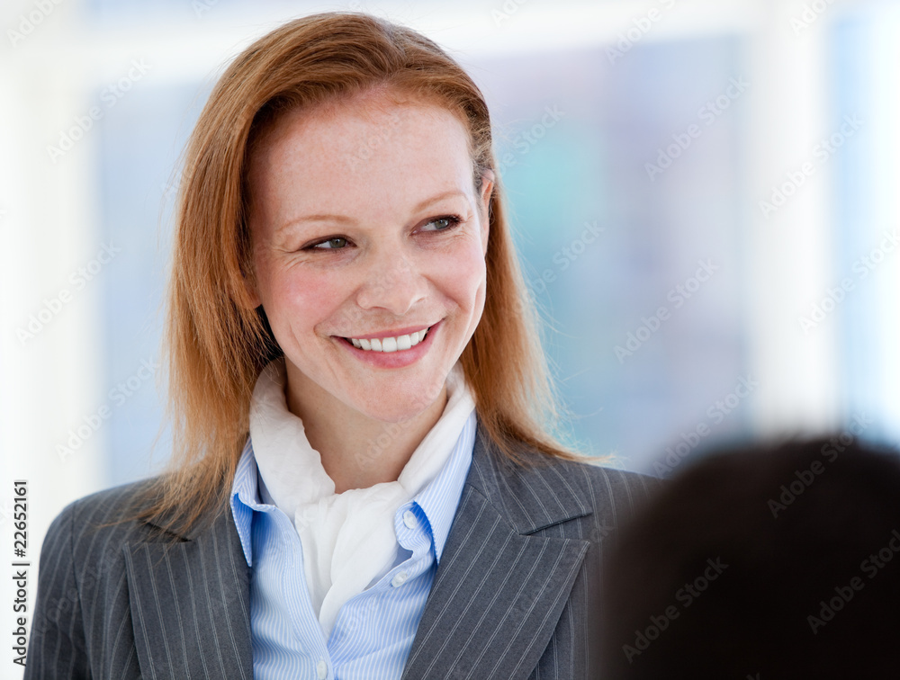 Portrait of a confident businesswoman standing Portrait of a confident businesswoman standing